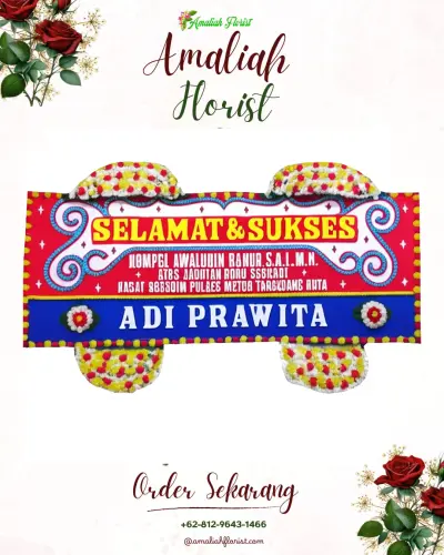 Karangan Bunga Ucapan Selamat di Sukomanunggal