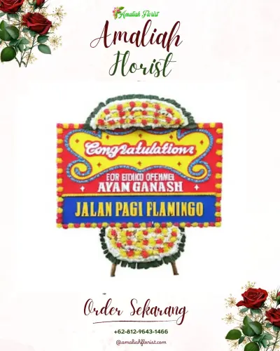 Bunga Papan Congratulation di Sukomanunggal